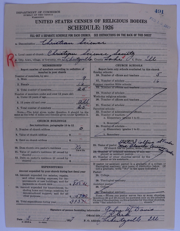 Scan of Church of Christ, Scientist: 491