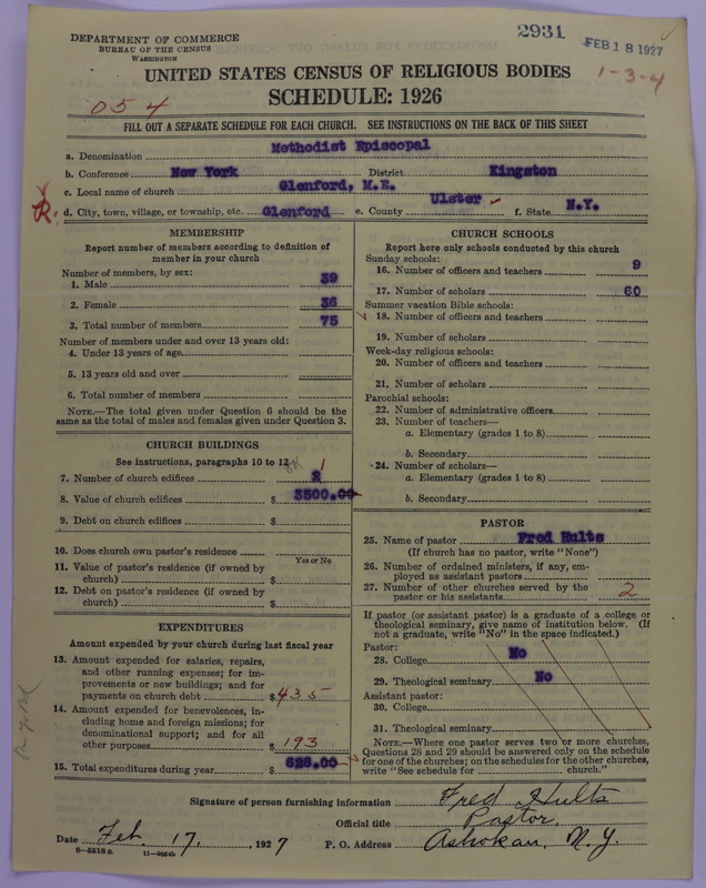 Scan of Methodist Episcopal Church: 2931
