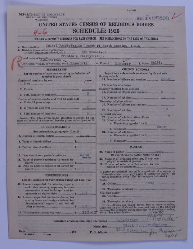 Scan of United Presbyterian Church of North America: 893