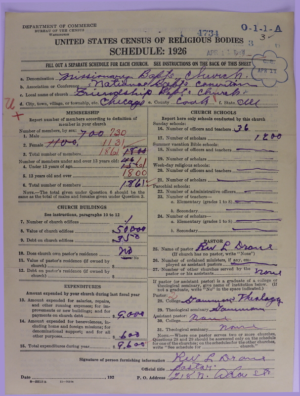 Scan of Negro Baptists: 4734