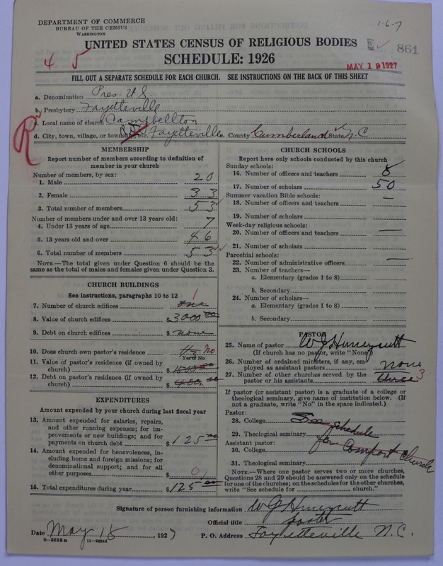Scan of Presbyterian Church in the United States: 861