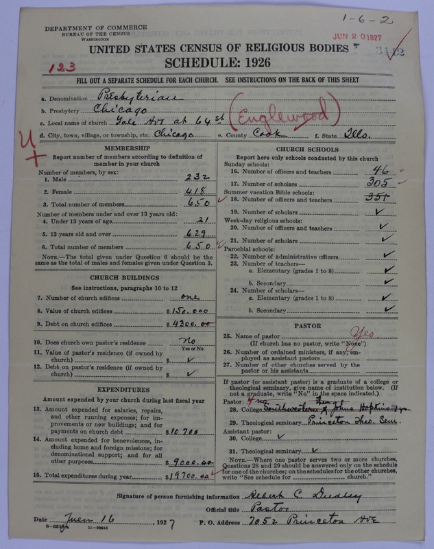 Scan of Presbyterian Church in the United States of America: 3442