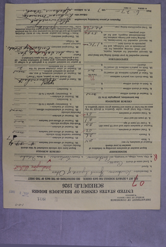 Scan of Synod of the Reformed Presbyterian Church of North America: 801