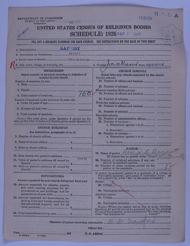 Scan of Negro Baptists: 9269
