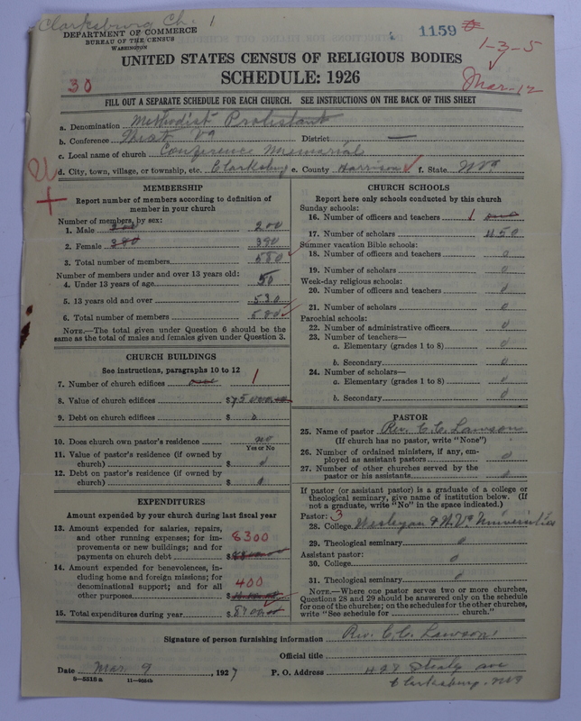 Scan of Methodist Protestant Church: 1159