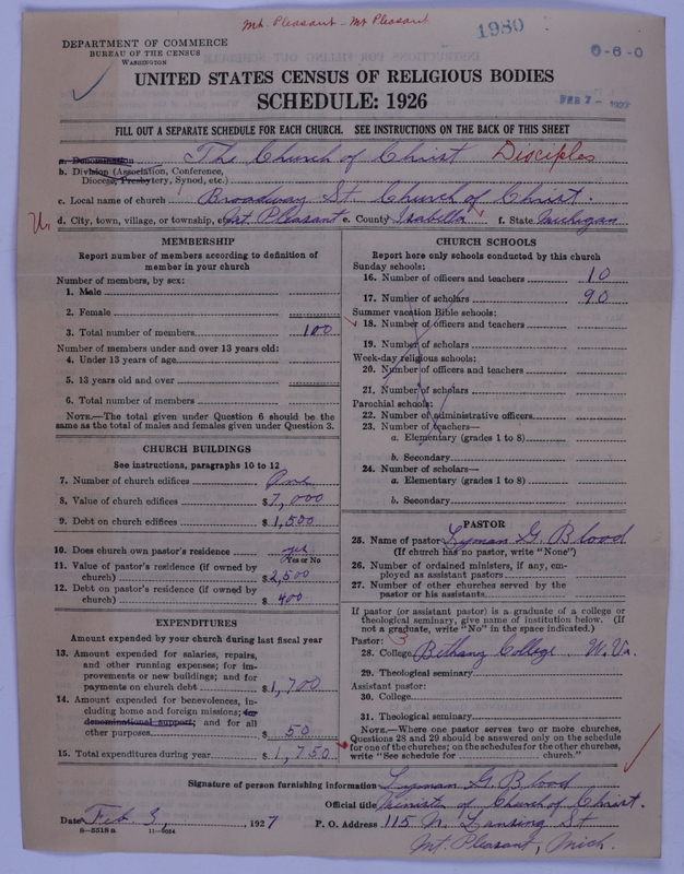Scan of Disciples of Christ: 1980