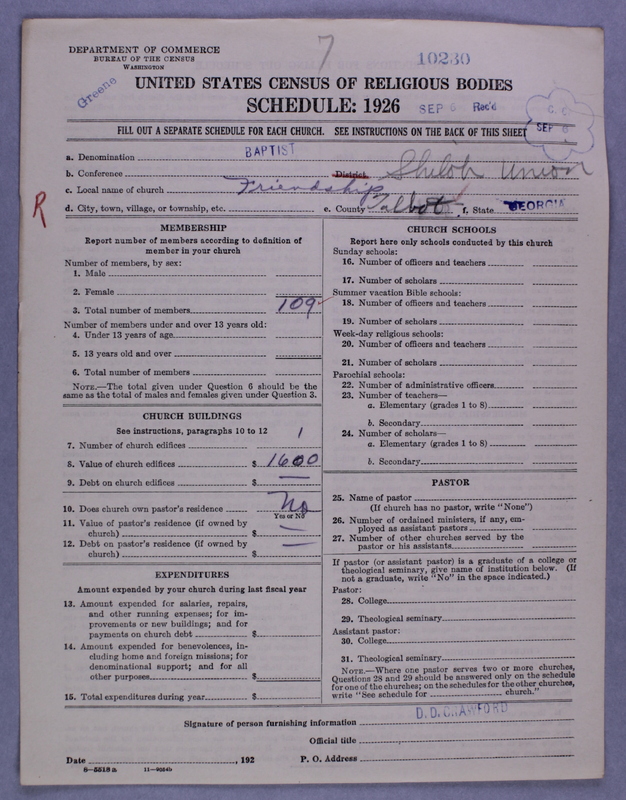 Scan of Negro Baptists: 10230