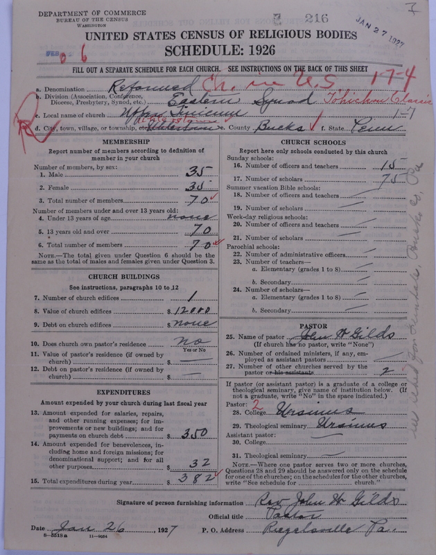 Scan of Reformed Church in the United States: 216