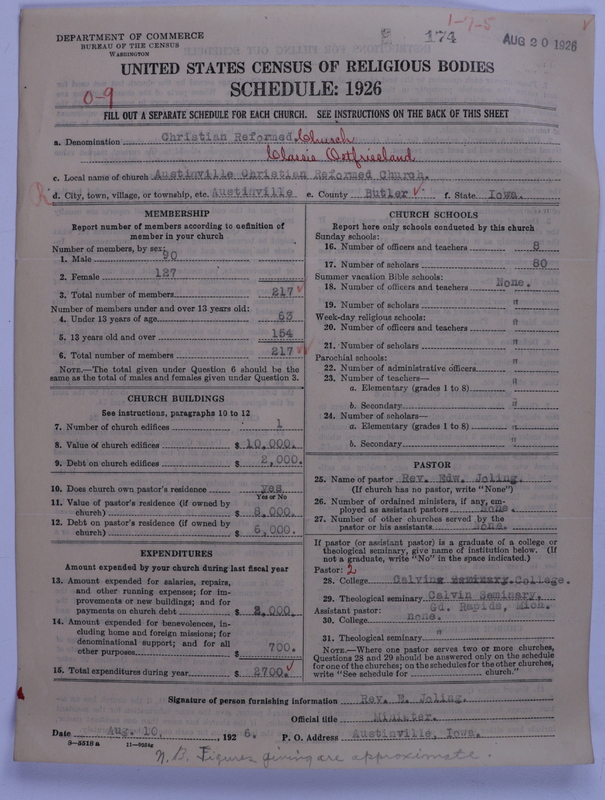 Scan of Christian Reformed Church: 174