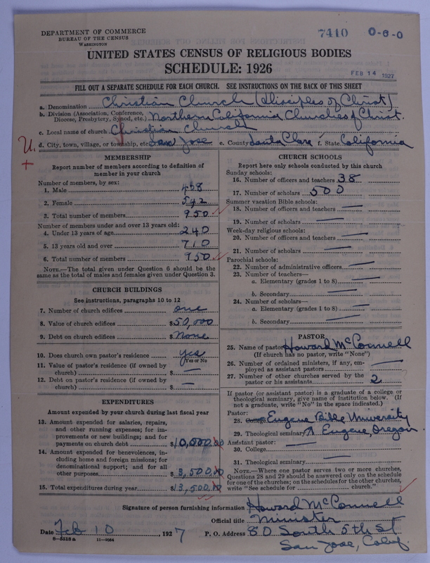 Scan of Disciples of Christ: 7410