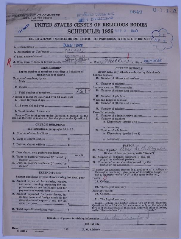 Scan of Negro Baptists: 9649