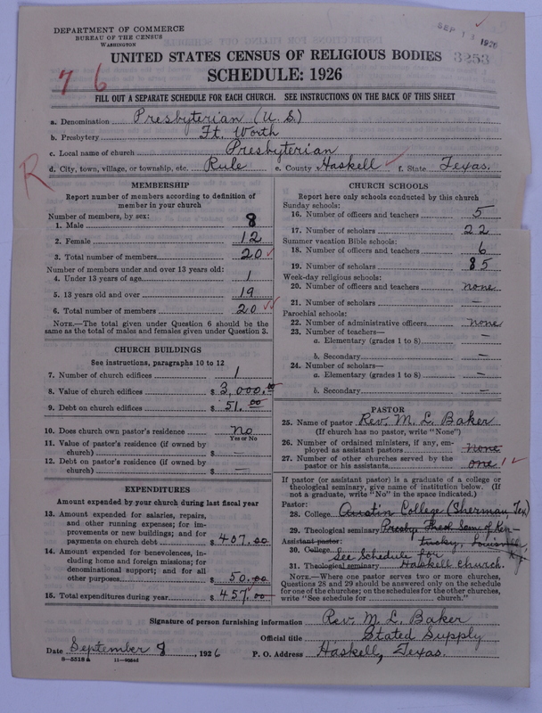 Scan of Presbyterian Church in the United States: 3253