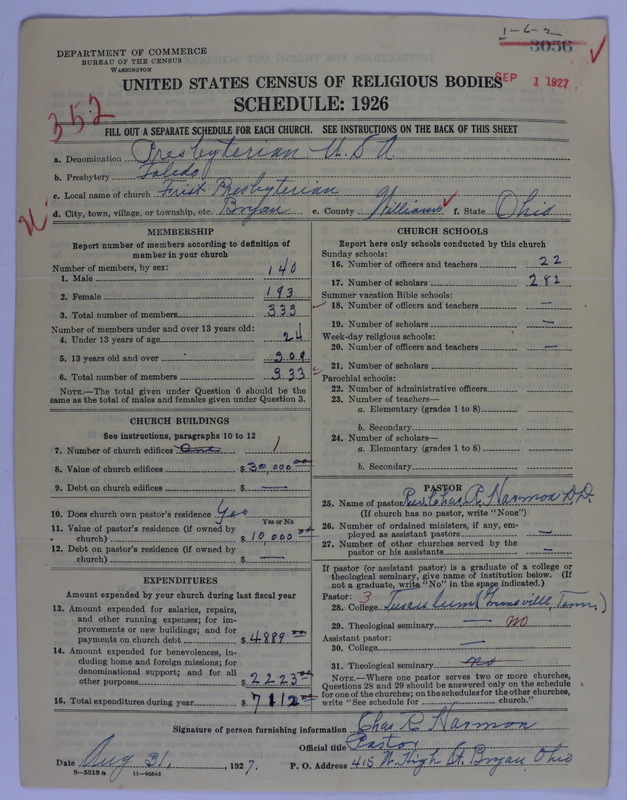Scan of Presbyterian Church in the United States of America: 3056
