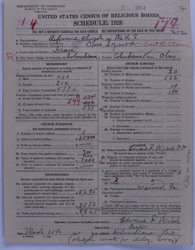 Scan of Reformed Church in the United States: 964