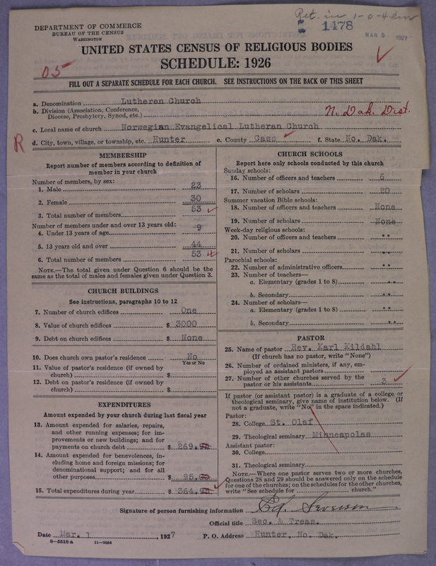 Scan of Norwegian Lutheran Church of America: 1478
