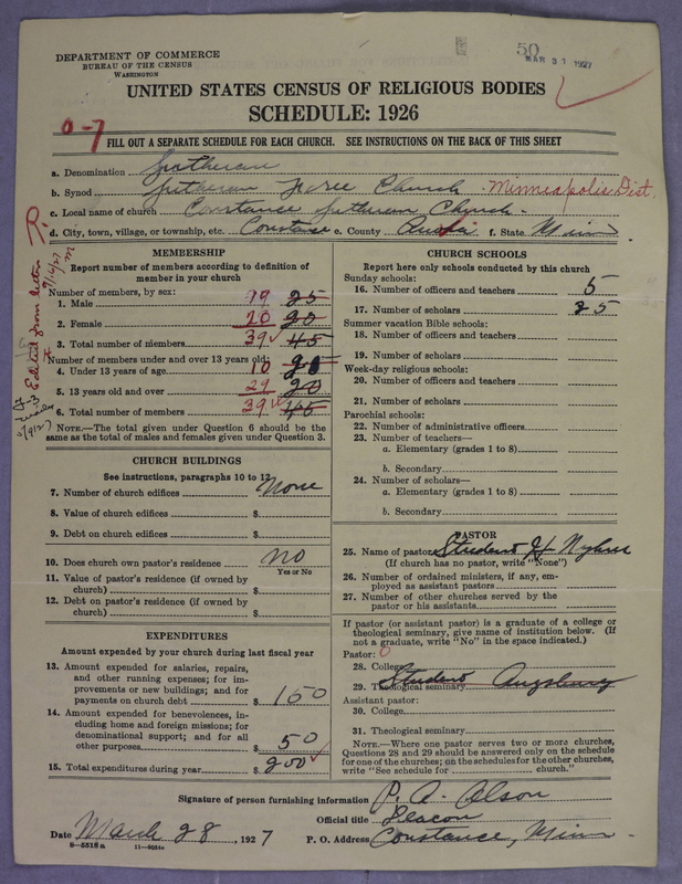 Scan of Lutheran Free Church: 50