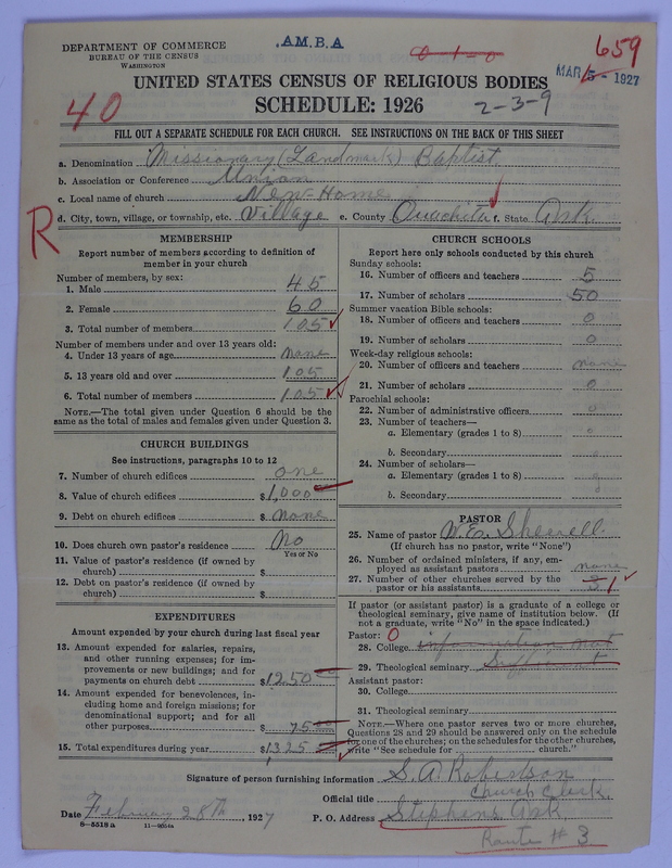 Scan of Landmark Baptist of America: 659