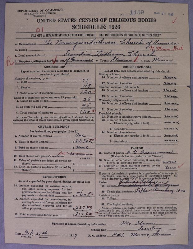 Scan of Norwegian Lutheran Church of America: 1159