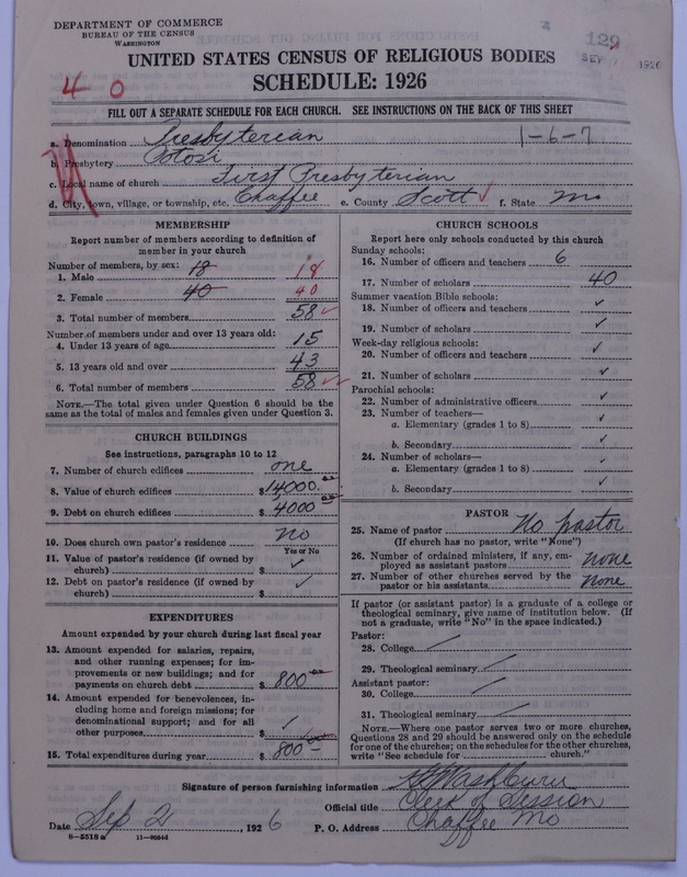 Scan of Presbyterian Church in the United States: 129