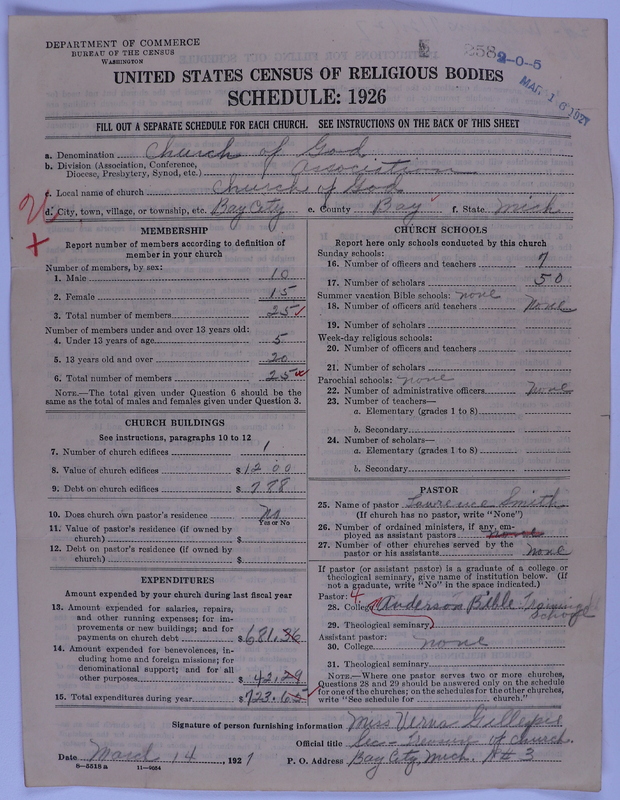 Scan of Church of God (Headquarters, Anderson, Ind.): 258