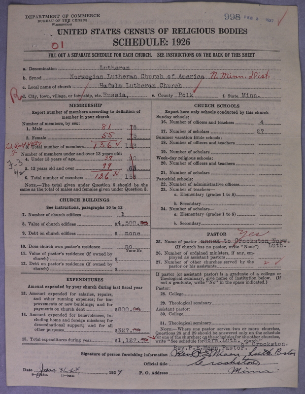 Scan of Norwegian Lutheran Church of America: 998