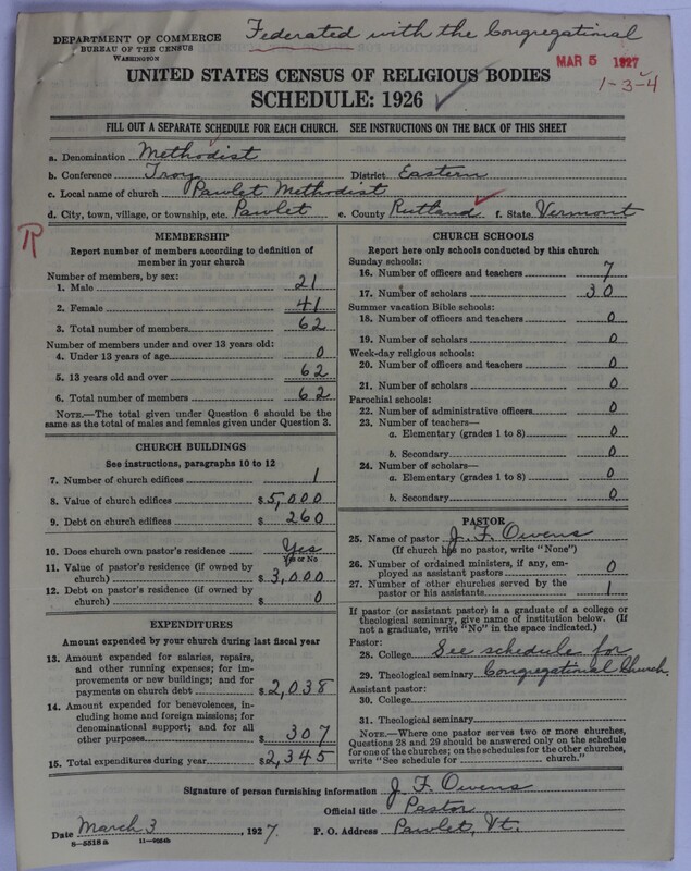 Scan of Federated Churches: 64