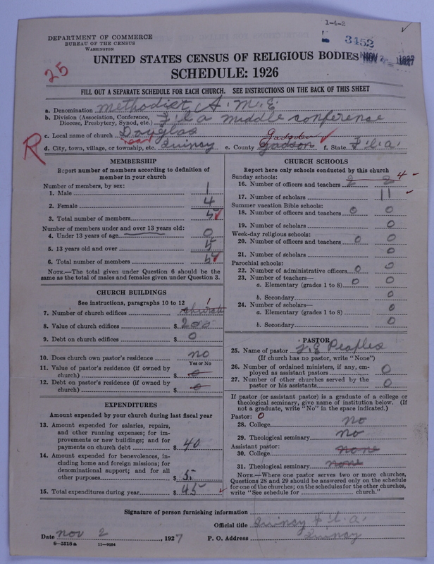Scan of African Methodist Episcopal Church: 3452