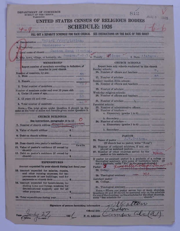 Scan of United Presbyterian Church of North America: 812