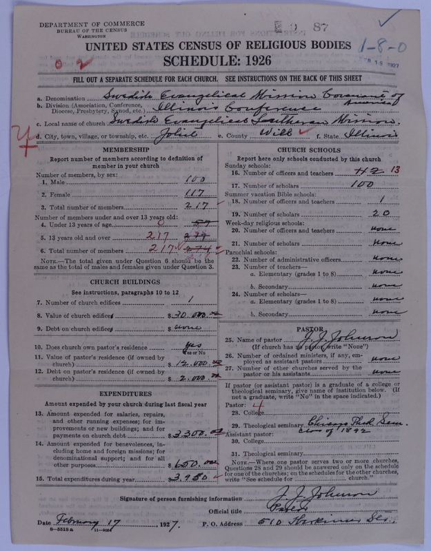Scan of Swedish Evangelical Mission Covenant of America: 87