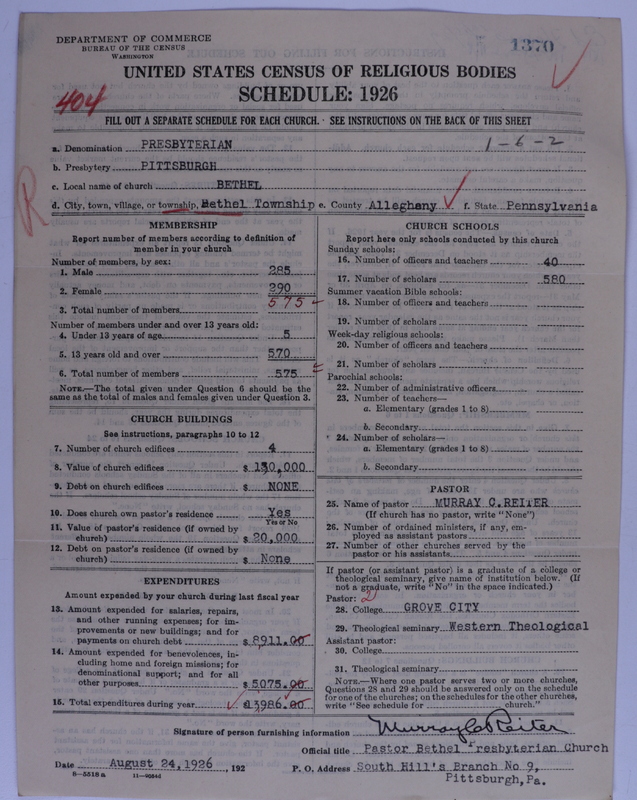 Scan of Presbyterian Church in the United States of America: 1370