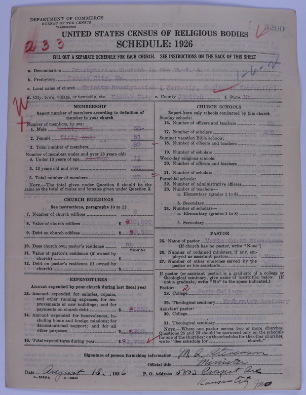 Scan of Presbyterian Church in the United States of America: 5200