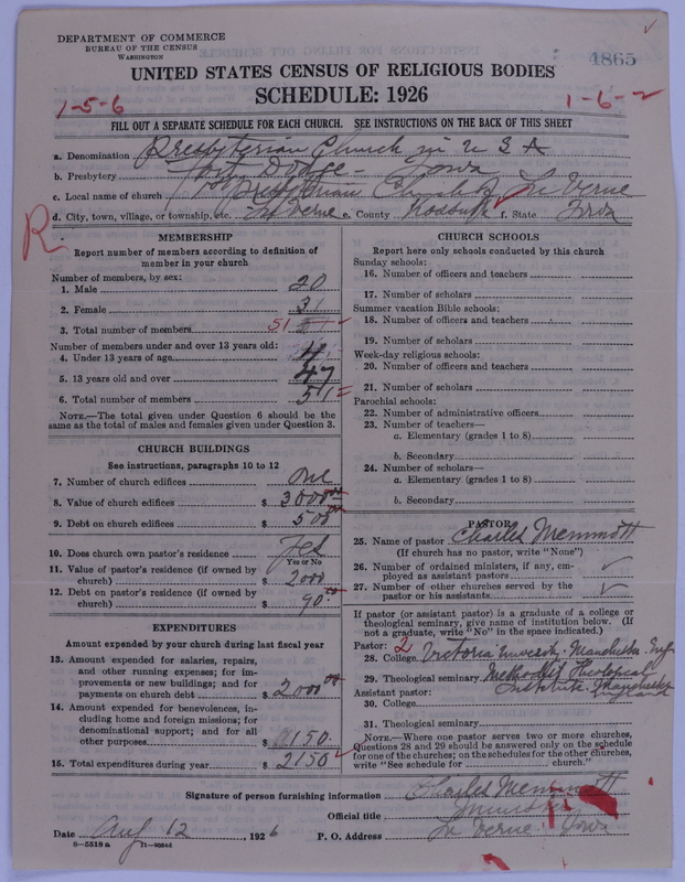 Scan of Presbyterian Church in the United States of America: 4865