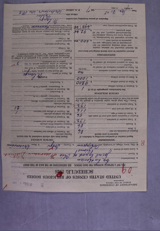 Scan of Synod of the Reformed Presbyterian Church of North America: 423