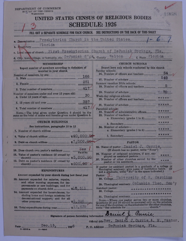 Scan of Presbyterian Church in the United States: 1968