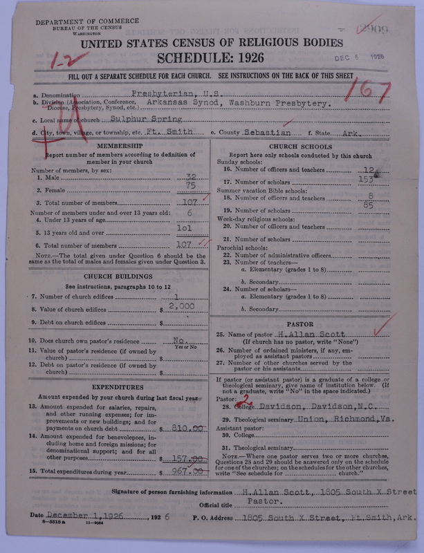 Scan of Presbyterian Church in the United States: 2909