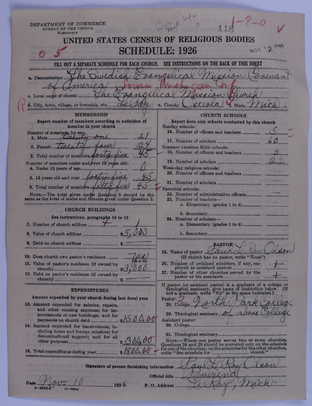 Scan of Swedish Evangelical Mission Covenant of America: 118