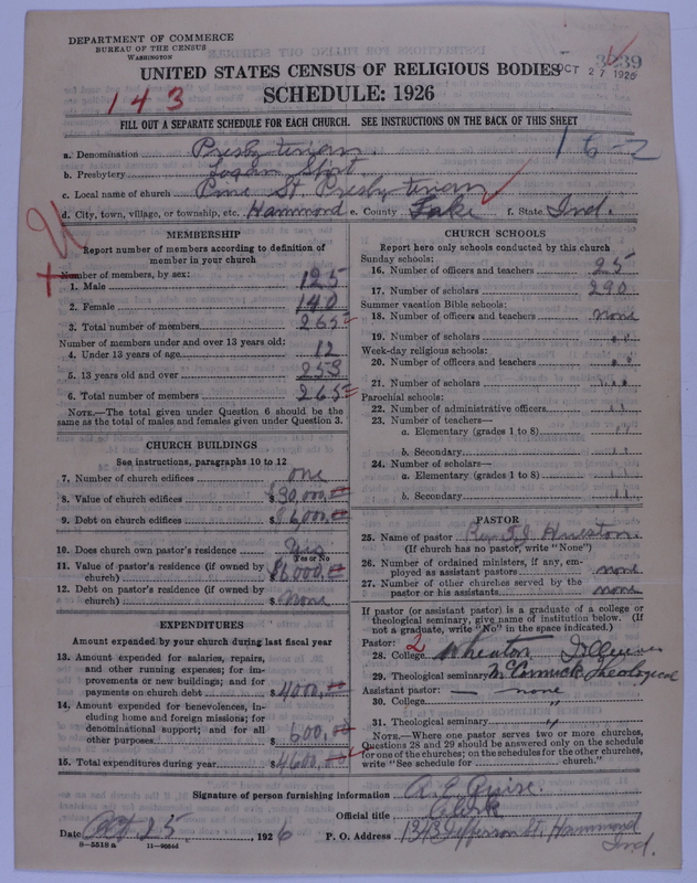 Scan of Presbyterian Church in the United States of America: 3239