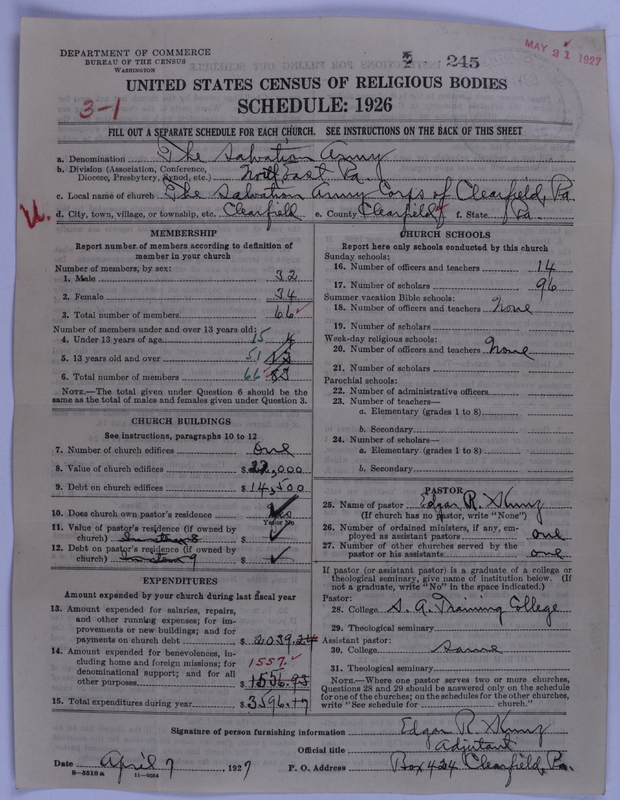 Scan of Salvation Army: 245