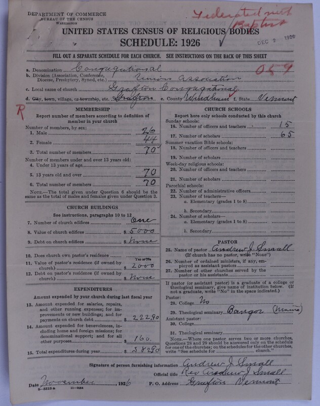 Scan of Federated Churches: 66