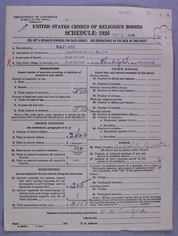 Scan of Negro Baptists: 9989