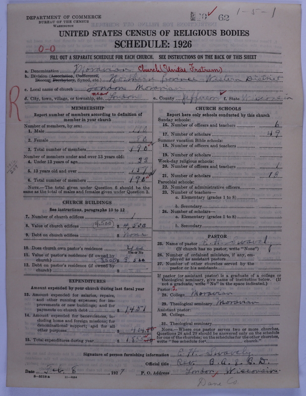 Scan of Moravian Church in America: 62