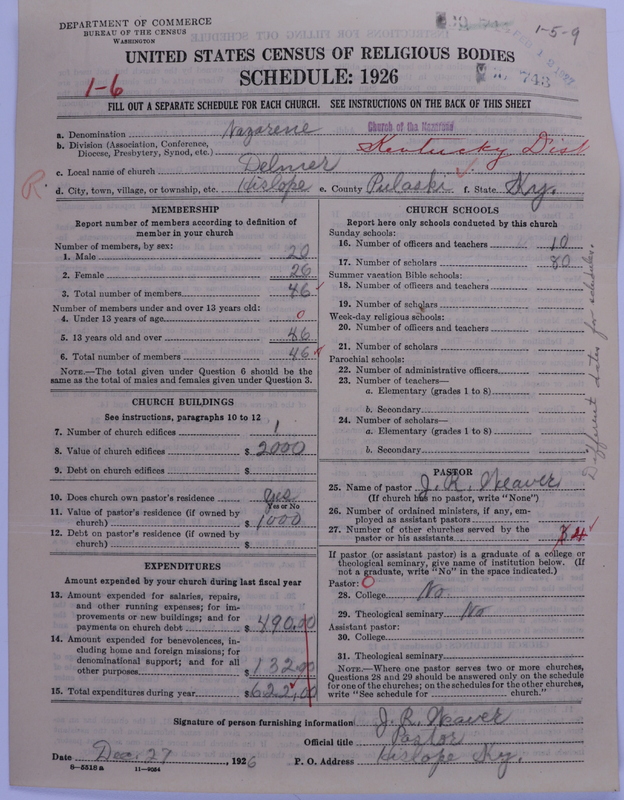 Scan of Church of the Nazarene: 743