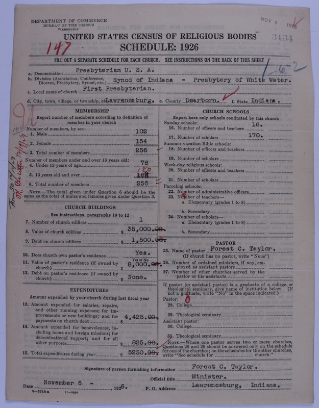 Scan of Presbyterian Church in the United States of America: 3134