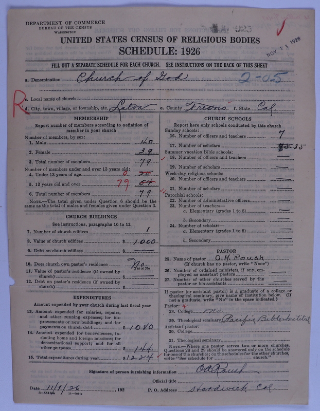Scan of Church of God (Headquarters, Anderson, Ind.): 925