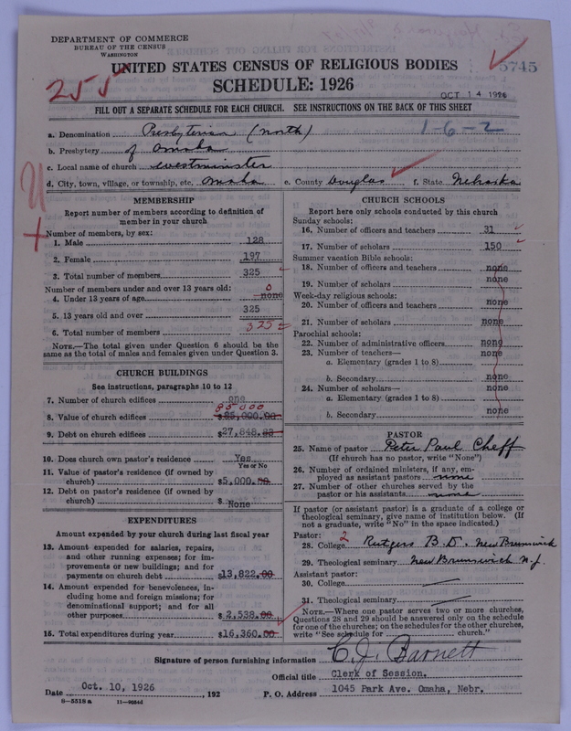 Scan of Presbyterian Church in the United States of America: 5745