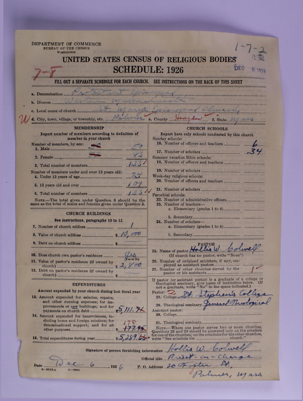 Scan of Protestant Episcopal Church: 282