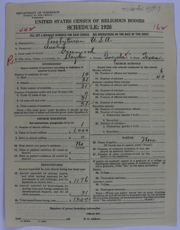 Scan of Presbyterian Church in the United States of America: 7608