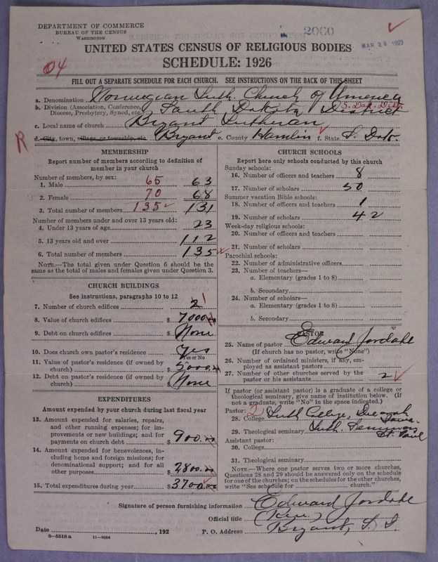 Scan of Norwegian Lutheran Church of America: 2060