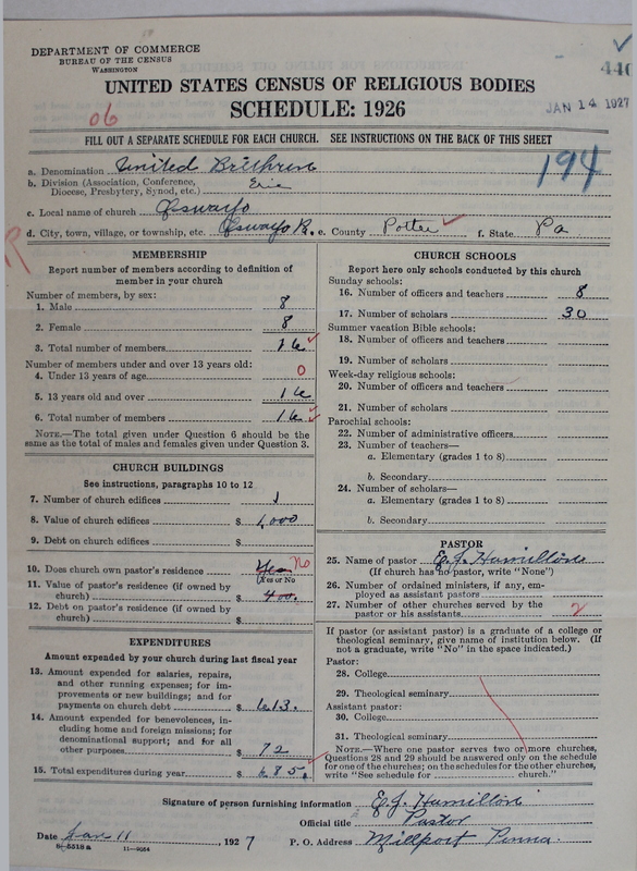 Scan of Church of the United Brethren in Christ: 440