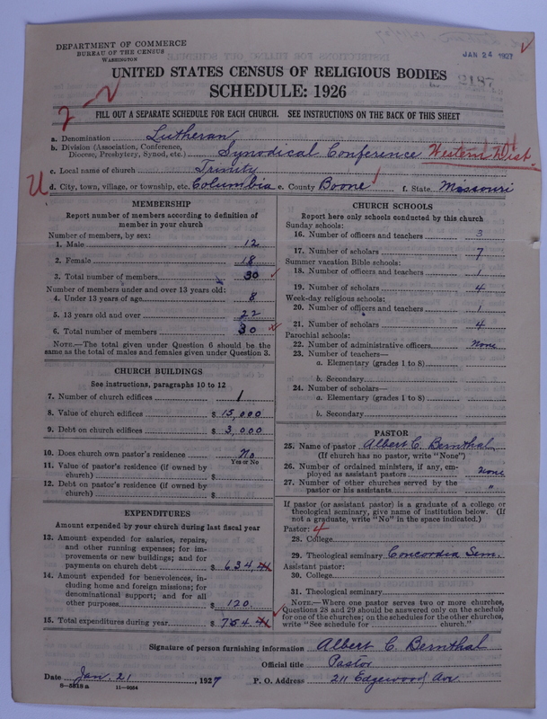 Scan of Evangelical Lutheran Synodical Conference of America: Evangelical Lutheran Synod of Missouri, Ohio, and Other States: 2187